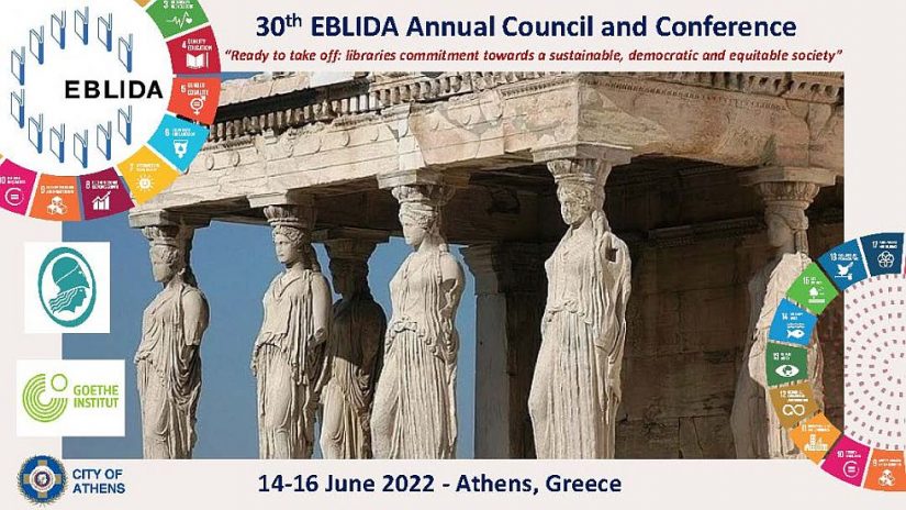 EBLIDA Annual council and conference 14-16.6.2022, Atene - najavna slika