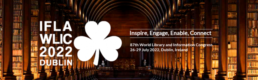 87th IFLA World Library and Information Congress, Dublin, Ireland. 26-29 July 2022, simbolna slika